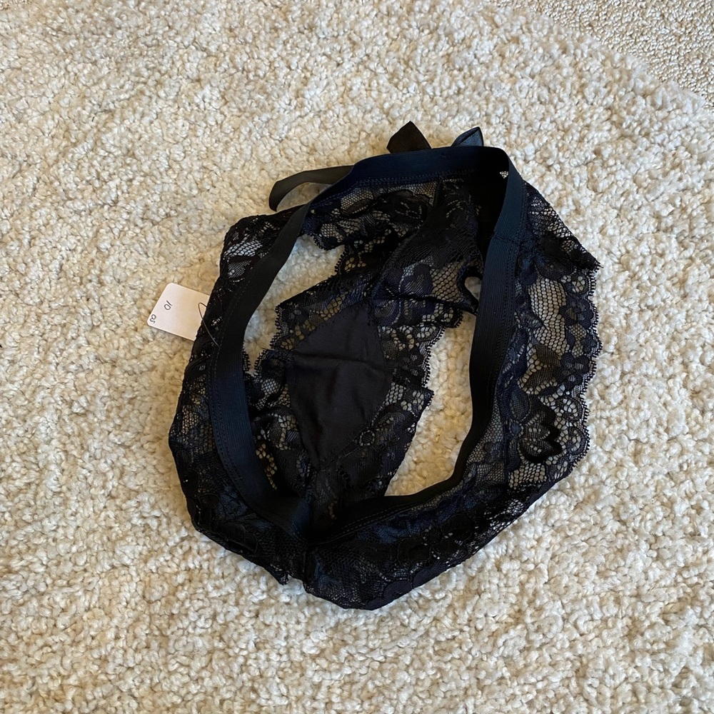Black Lace panties underwear sexy lingerie NWT - Picture 8 of 8